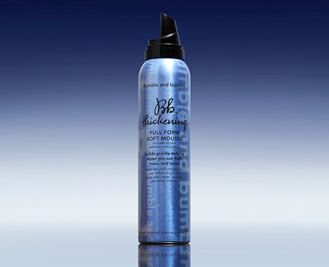 Mousse épaississante cheveux souples