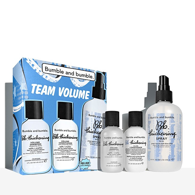 Ensemble cadeau Team Volume pour donner du volume aux cheveux fins 